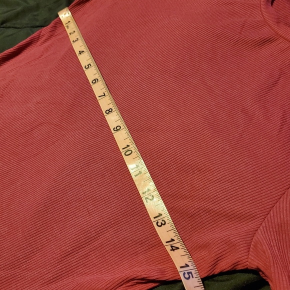 (NWOT) SHEIN Essnce Solid Form Fitted Long Sleeve Shirt - Picture 9 of 10